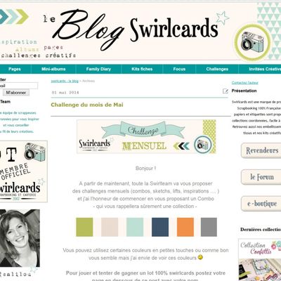 le nouveau blog Swirlcards!!