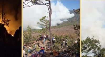 Mexique : L'urgence se poursuit dans les communautés Chontal d'Oaxaca. Le soutien des pompiers ne suffit pas. La communauté de San Pedro Sosoltepec risque d'être évacuée si l'intensité de l'incendie ne s'arrête pas