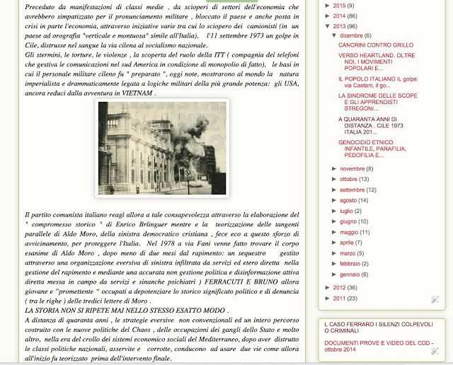 IL  TRUMAN SHOW CHE INCHIODA TUTTI MENO IL DESTINATARIO CHE LO HA SUBITO. ROSEMARY'S BABY POLANSKY LA BORGHESIA DEVIATA E SATANISTA IL QUARTIERE MONTEVERDE E PARIOLI NOMENTANO, CECCHIGNOLA E LATINA,  I TRAIT D'UNION CON L'APPARATO DEI SERVIZI E MILITARE DEVIATO.