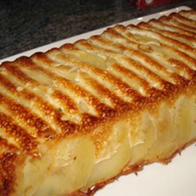 Gâteau de pommes de terre allégé 