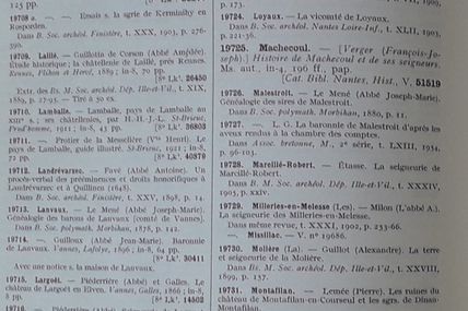 Fiefs et seigneuries P.186 Bretagne 
