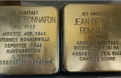 Stolpersteine : Mémoire de la Shoah : deux nouveaux "pavés de la mémoire" posés à Bordeaux