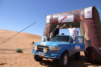 Etape 6 du Morocco Sand Express, un finish sableux