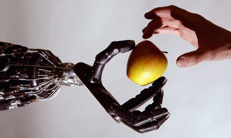 Robotics will change the relationship between humans and machines as the gap between the made world and ourselves closes. Photograph: Jeff J Mitchell/Getty