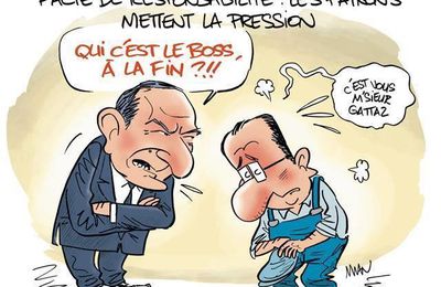 Hollande ouvrier du MEDEF