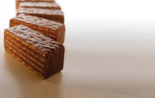 Wafers al cioccolato fondente