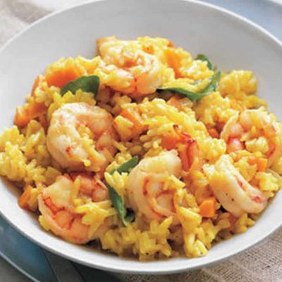 Riz crevettes curry recette cookeo