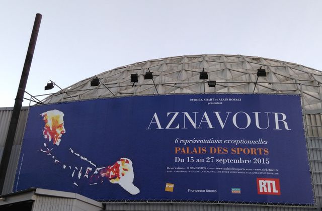 Charles AZNAVOUR au Palais des Sports de Paris