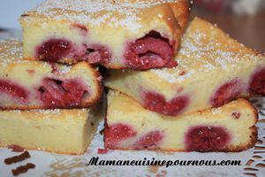 Fondant Framboises et chocolat blanc