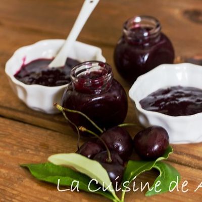 CONFITURE DE CERISES AU THERMOMIX