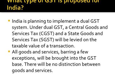 Goods and services tax gst regime india