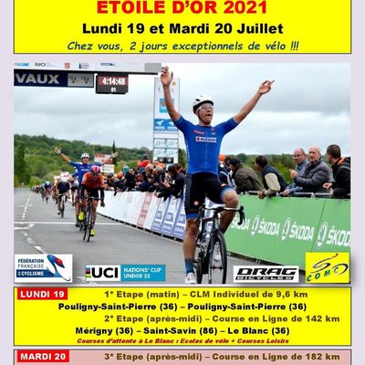 Les enngagés de l'Etoile d'Or des 19 et 20 juillet avec Hugo Page en équipe de France