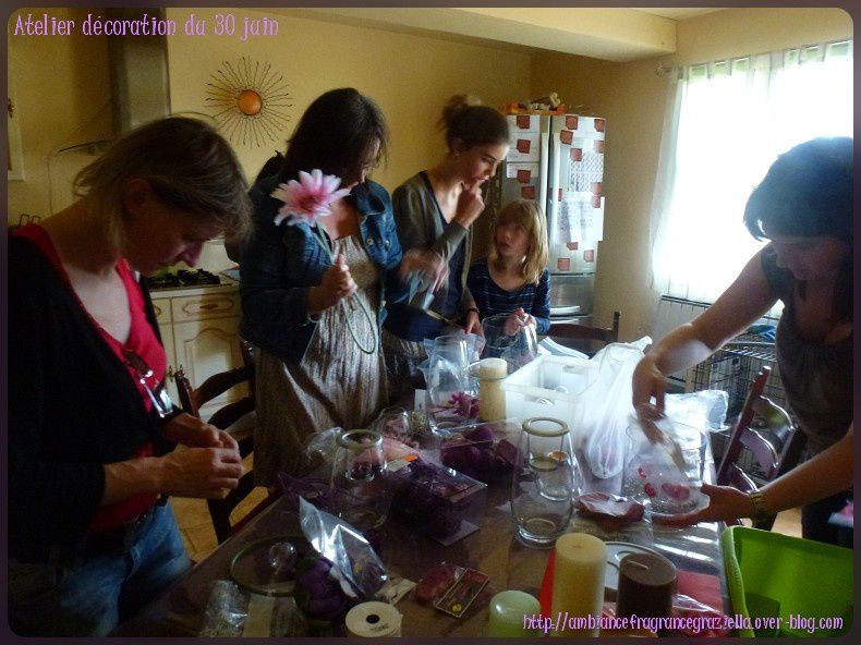 Table + Créations de l'atelier décoration avec les accessoire PartyLite ...