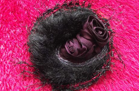 Broche en tissu venue du froid 5 - collection hiver 2015/2016