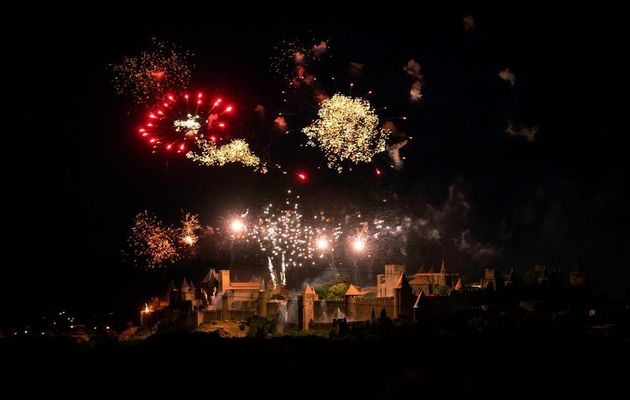 Carcassonne : Une tour médiévale endommagée par le feu d'artifice du 14-Juillet