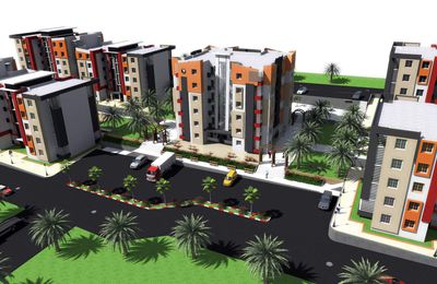 Social housing project -200 flats -Algeria-