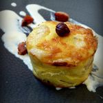 Flan de navets aux noisettes, crème au parmesan pour les fêtes