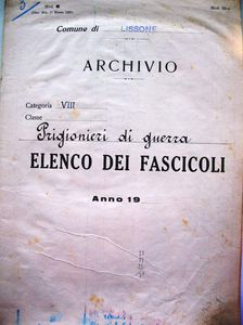 frontespizio del fascicolo