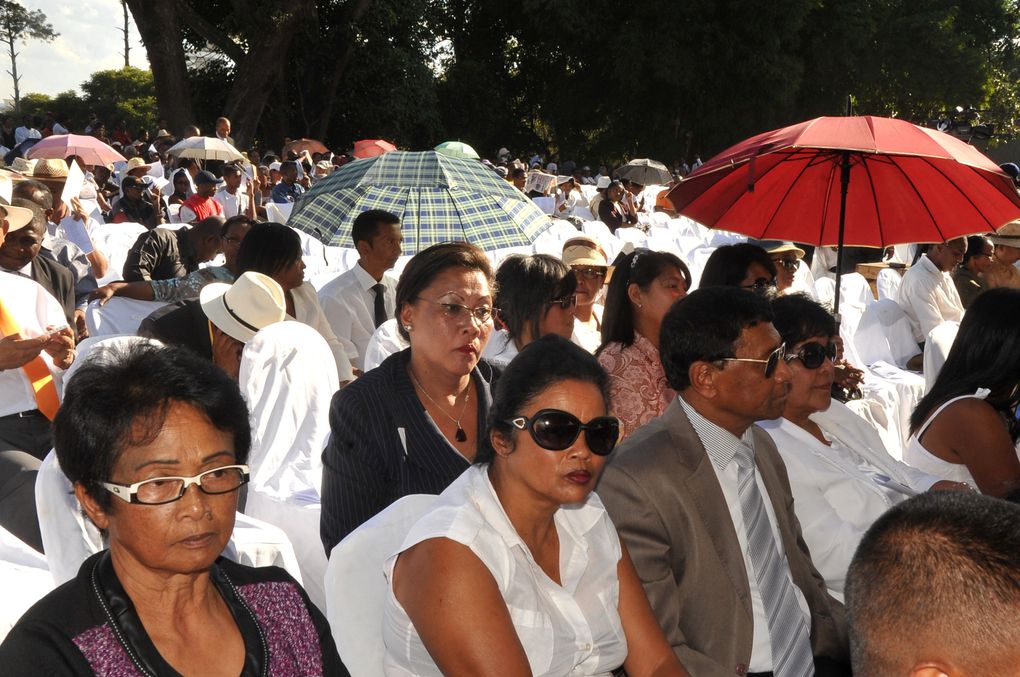 Culte oecuménique ayant suivi la journée de jeûne et prière pour la Nation et le peuple malgache initée par le Président Andry Rajoelina. Photos: Harilala Randrianarison - www.madagate.com