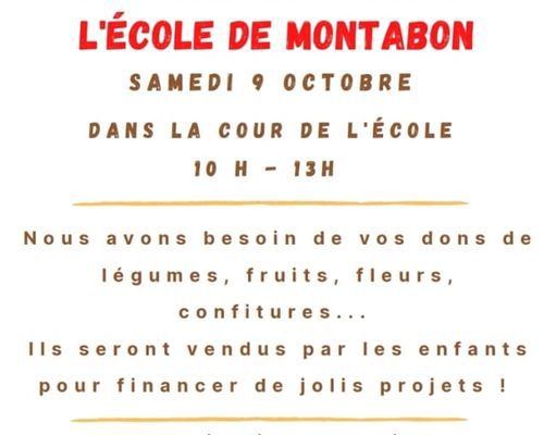 9 octobre 2021 : marché d'automne de l'école de Montabon