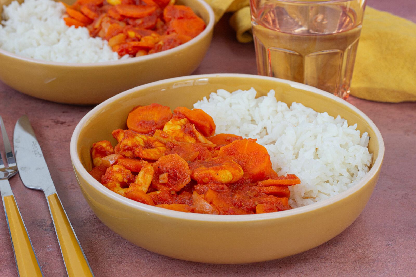 curry crevettes