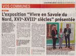 Vivre en Savoie du Nord aux XVIe - XVIIIe siècles