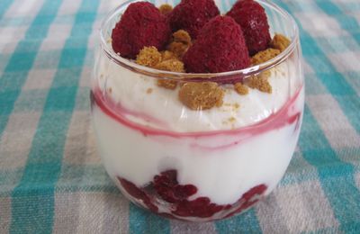 Verrine mascarpone/framboises