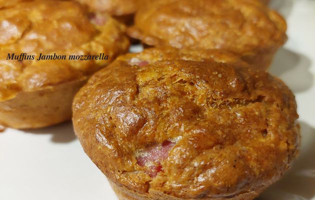 Muffins jambon mozzarella