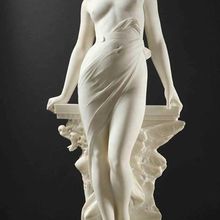 Femme nue (Emilio Fiaschi 1858, marbre de Carrare)