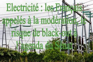 Electricité : les Français appelés à la modération, le risque de black-out à l’agenda du Sénat