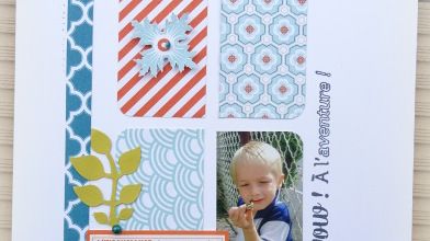 Scrapbooking: L'insouciance de ton petit monde