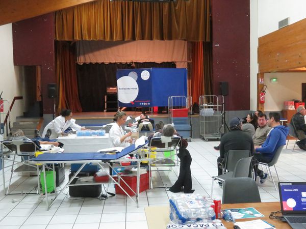 Saint André les Alpes : Une collecte moyenne au dernier don du sang