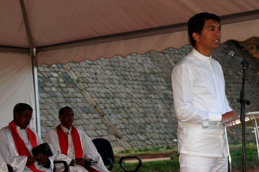 Culte oecuménique ayant suivi la journée de jeûne et prière pour la Nation et le peuple malgache initée par le Président Andry Rajoelina. Photos: Harilala Randrianarison - www.madagate.com