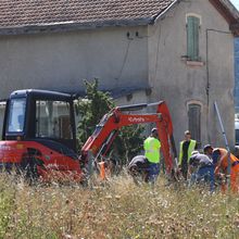 Travaux sur la RD 955 entre la Mure Argens St Andre les Alpes