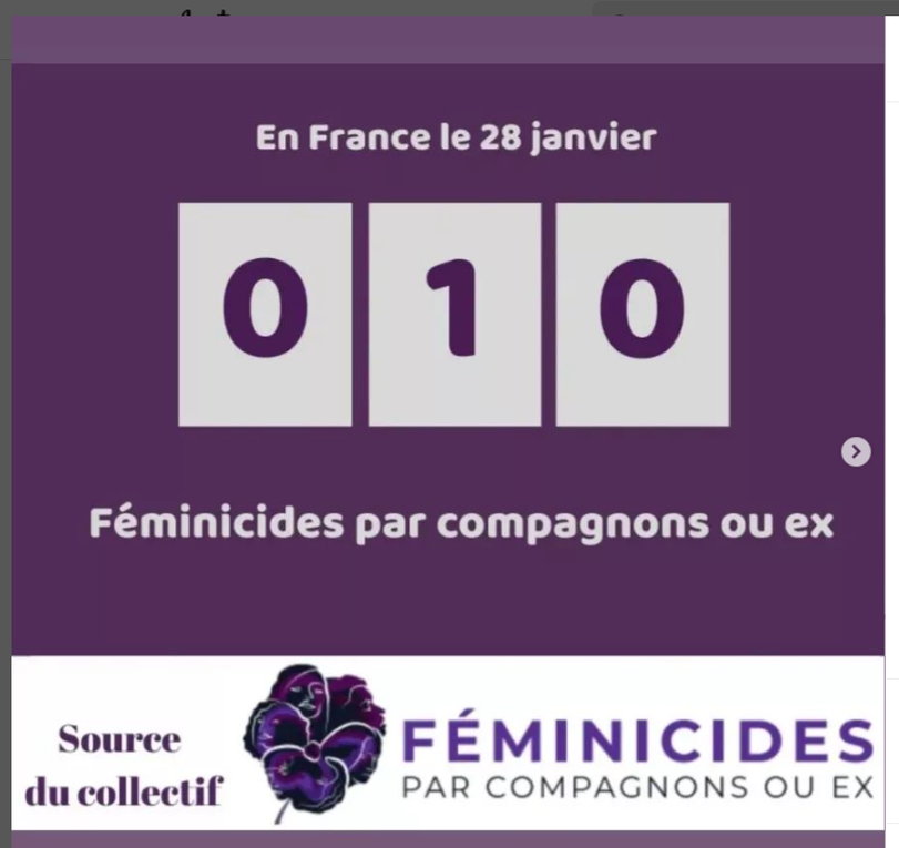 45 EME   FEMINICIDES  DEPUIS LE DEBUT  DE L ANNEE  2022