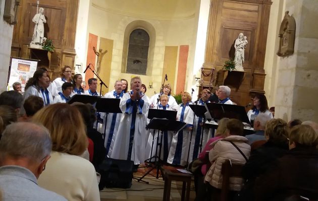 CONCERT GOSPEL A SAINT DOULCHARD NOVEMBRE 2016