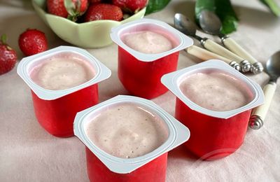 Petits Suisses à la fraise maison