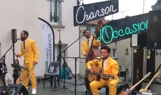 Batz sur Mer - Marché Nocturne du 13 juillet 2021 avec le groupe Chanson d'Occasion 