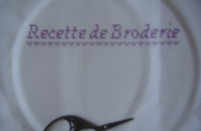 Le début du sal de la Recette de broderie