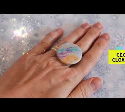Une bague "zoom de peinture"