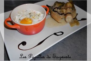 Recette d'oeuf cocotte au saumon - Un Tour en Cuisine 304