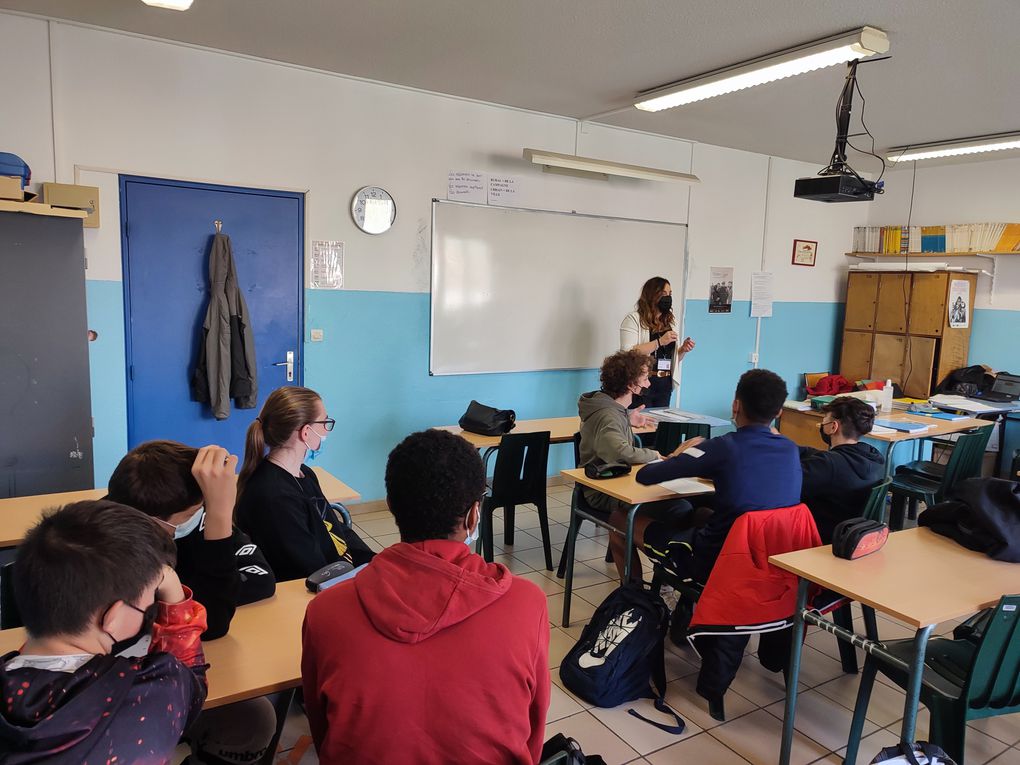 Intervention &quot;Hors les Murs du Mémorial de Rivesaltes pour l'EPI 3eme &quot;Camps et Mémoire&quot;