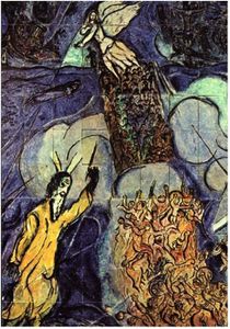 &quot;La traversée la mer rouge&quot; de Marc Chagall
