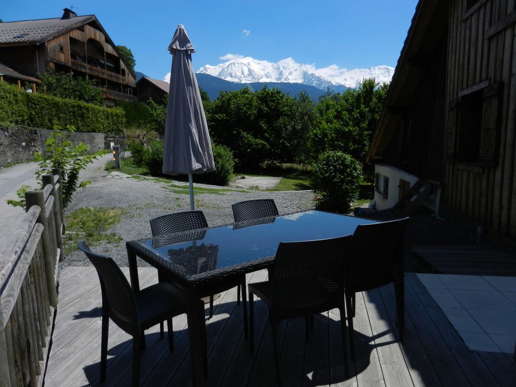 Vue Mont-Blanc, Aravis et Warens