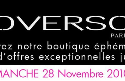 Boutique Ephémère Overso Paris