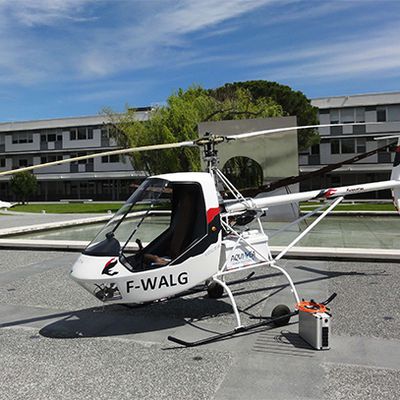 Inaugural flight of the all-electric helicopter VOLTA