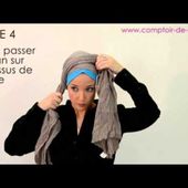 Comment attacher un foulard - façon turban "graphique"?