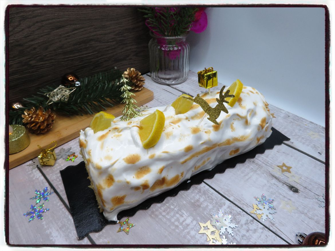 Bûche Au Citron Facile 750 Grammes Bûche au citron meringuée - Recettes faciles - Les gâteaux de Stéph