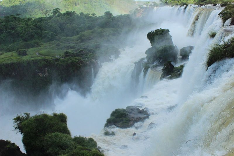 Les chutes d'IGUAZU- Argentine : la partie Supérieure