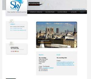 Site internet de Sky Consulting
